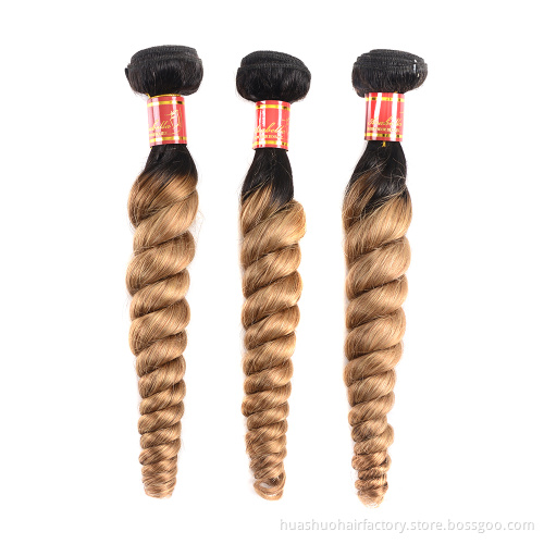 High Quality Double Loose Wave Malaysian Hair Bundles 100% Tangle Free Shed Free Brazilian Virgin Remy Human Hair